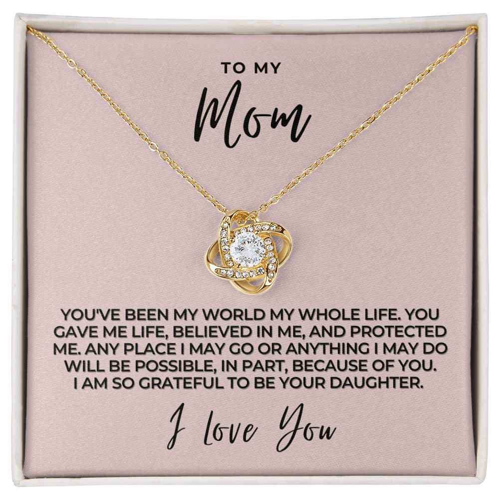 Gift For Mom | My World Necklace 0659T7