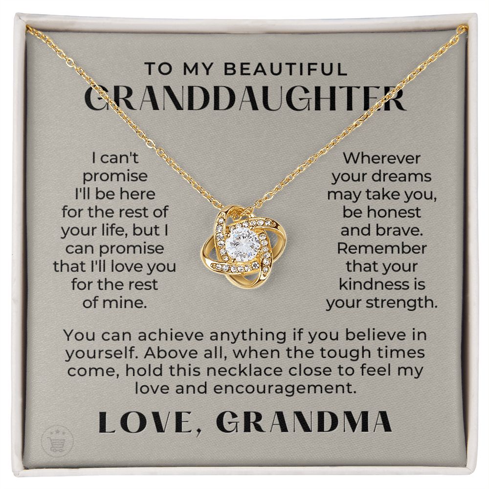 Granddaughter Gift | My Promise Necklace  0546T18