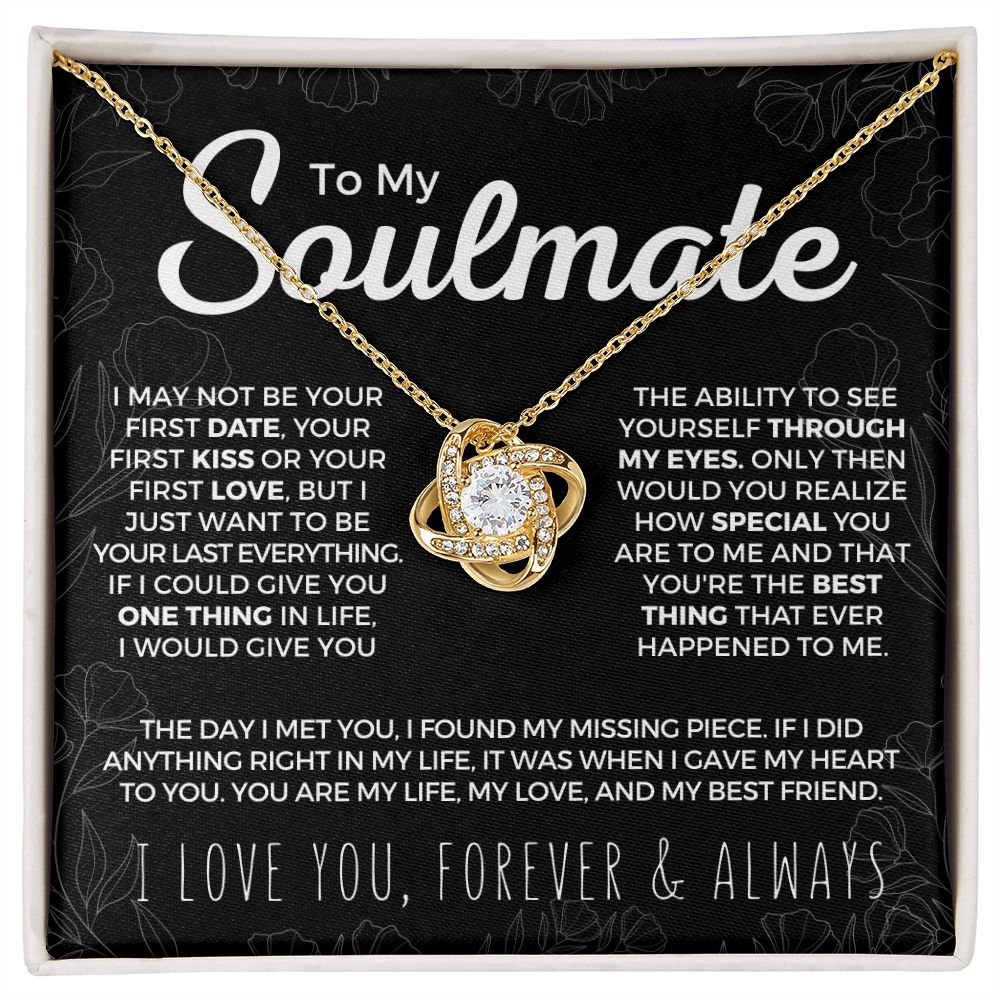 Soulmate Gift | My Life, Love & Best Friend Necklace 0774T1L
