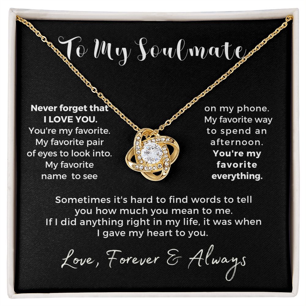 Soulmate Gift | My Heart Necklace 0777T1L
