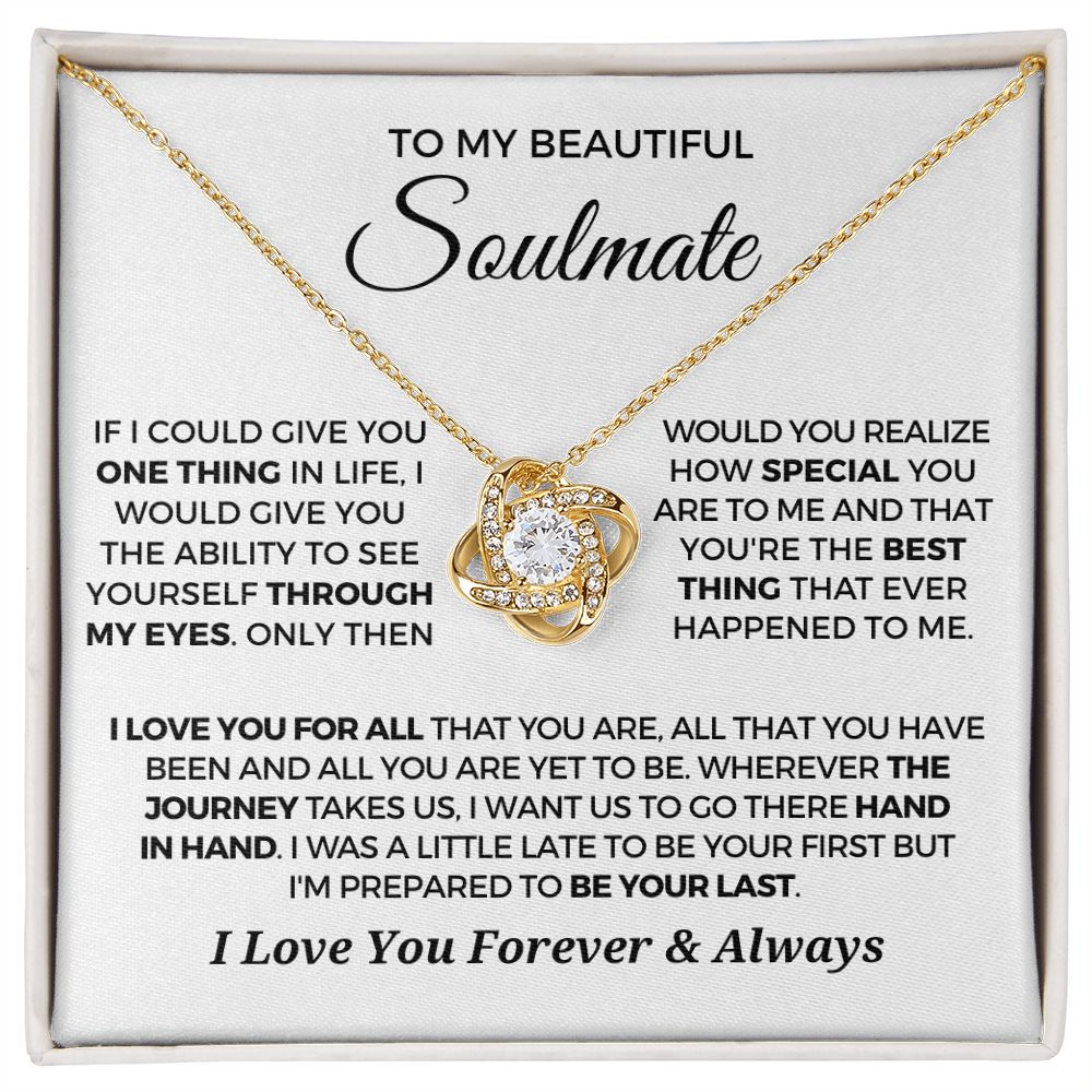 Soulmate Gift | Best Thing Necklace 0746T1L