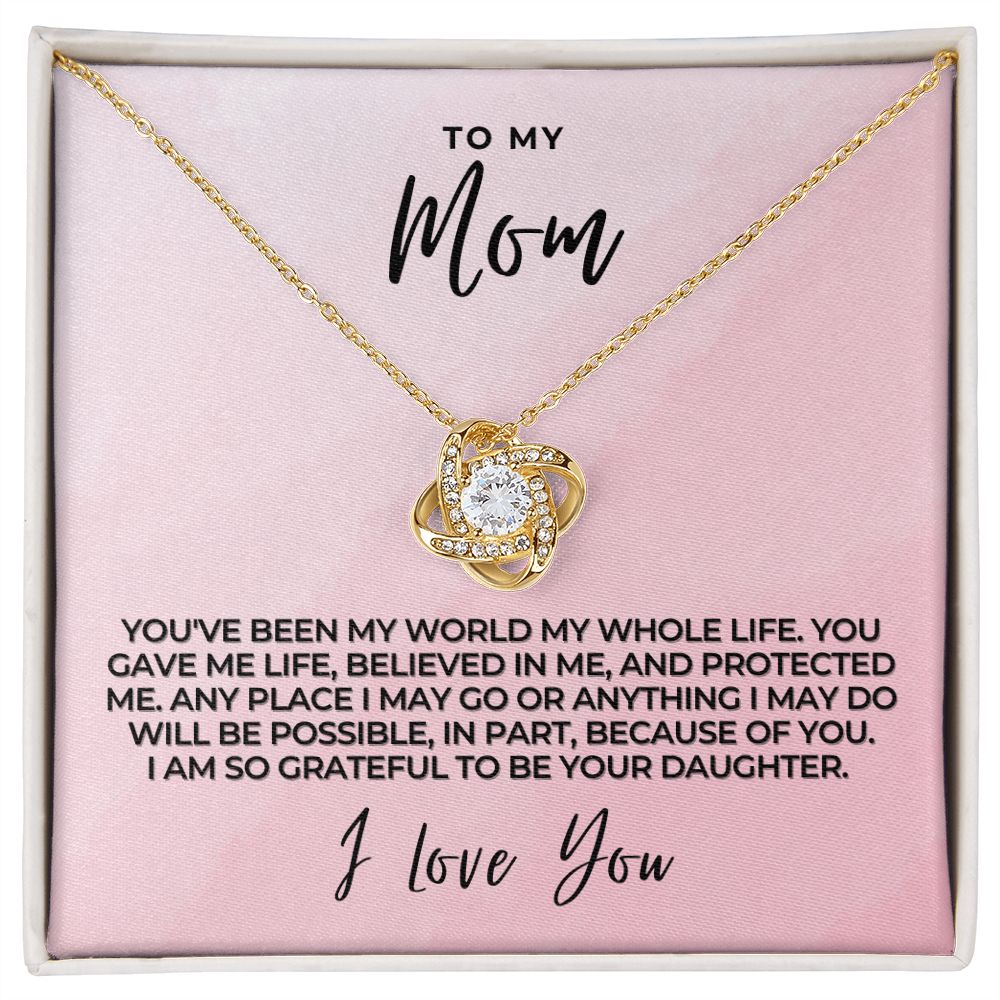 Gift For Mom | My World Necklace 0659T8