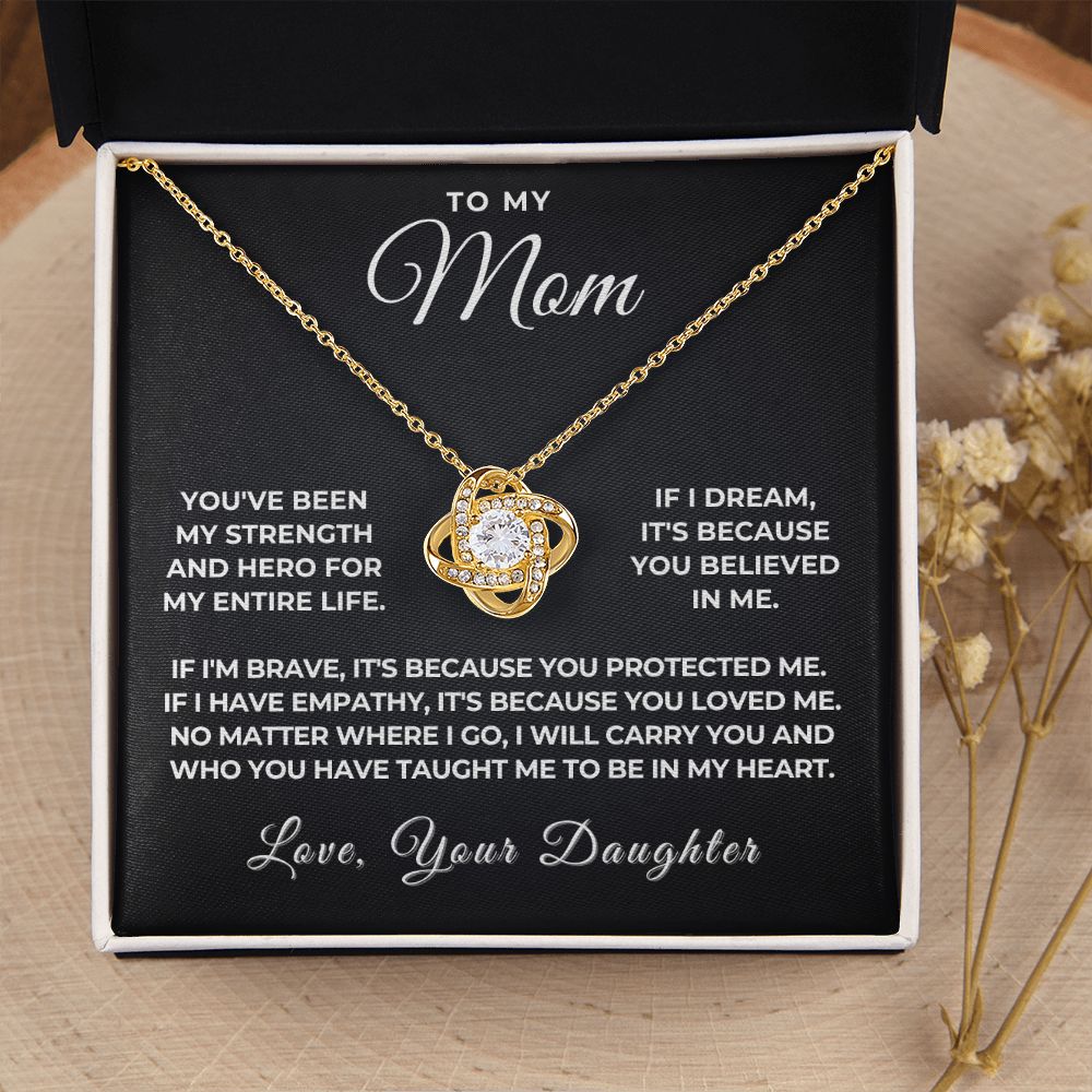 Gift For Mom | Because Of You Necklace 0658T4