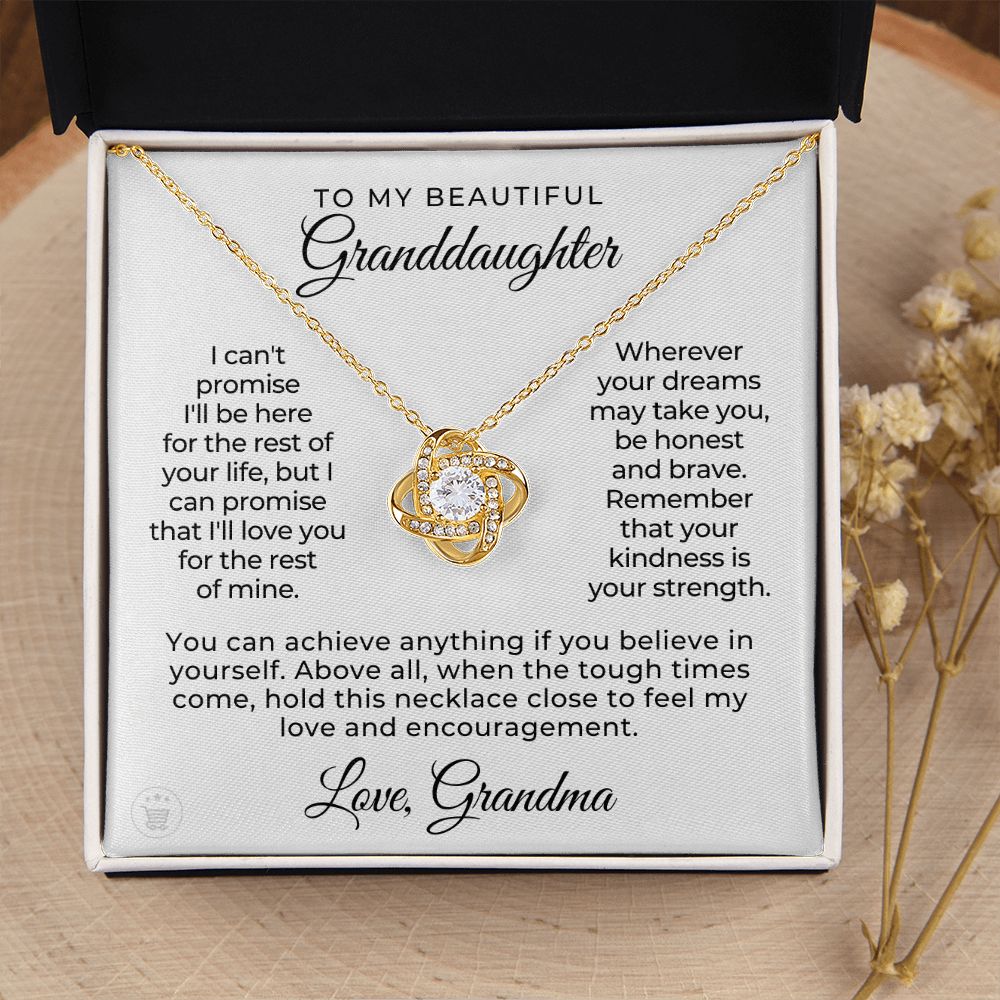 Granddaughter Gift | My Promise Necklace  0716T2