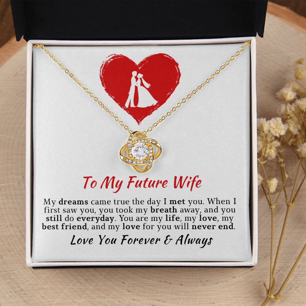 Future Wife, Mrs. Gift | Dreams Came True Necklace 0743T2L