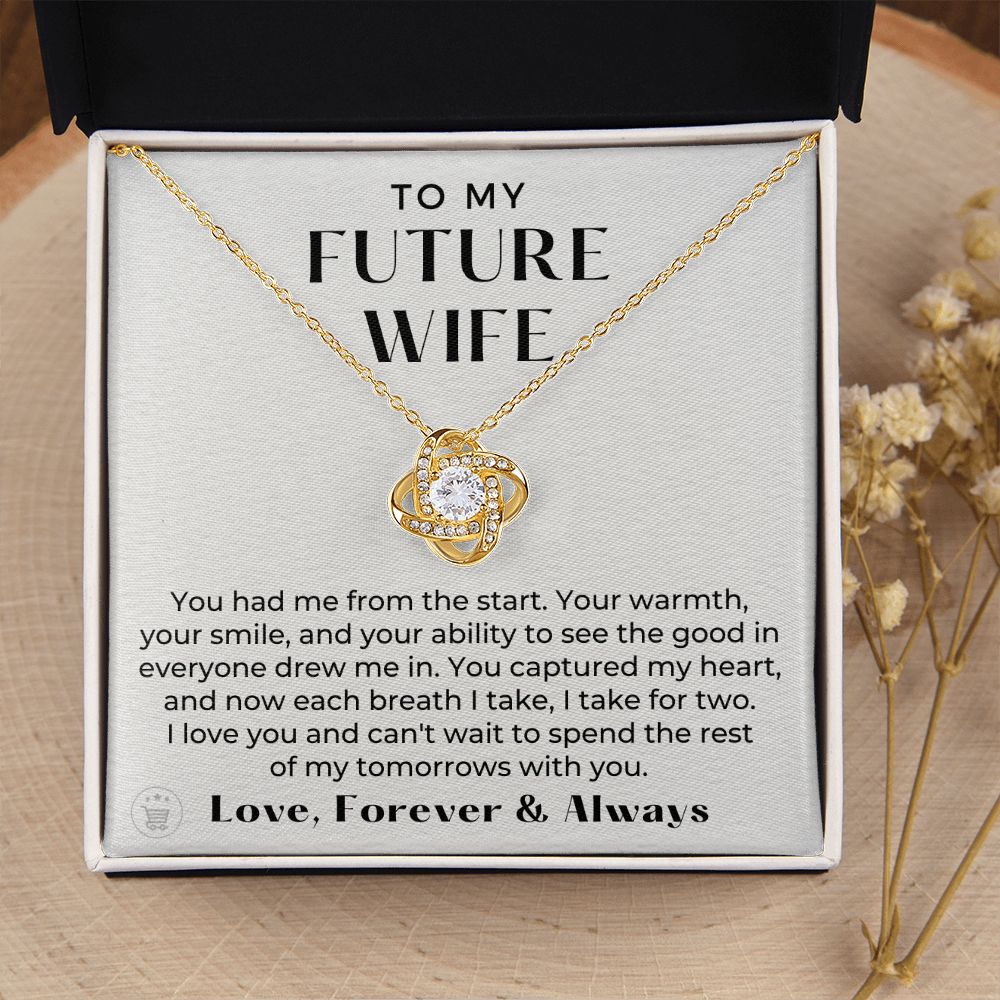 Future Wife, Mrs. Gift | Each Breath Necklace 0473T6-G