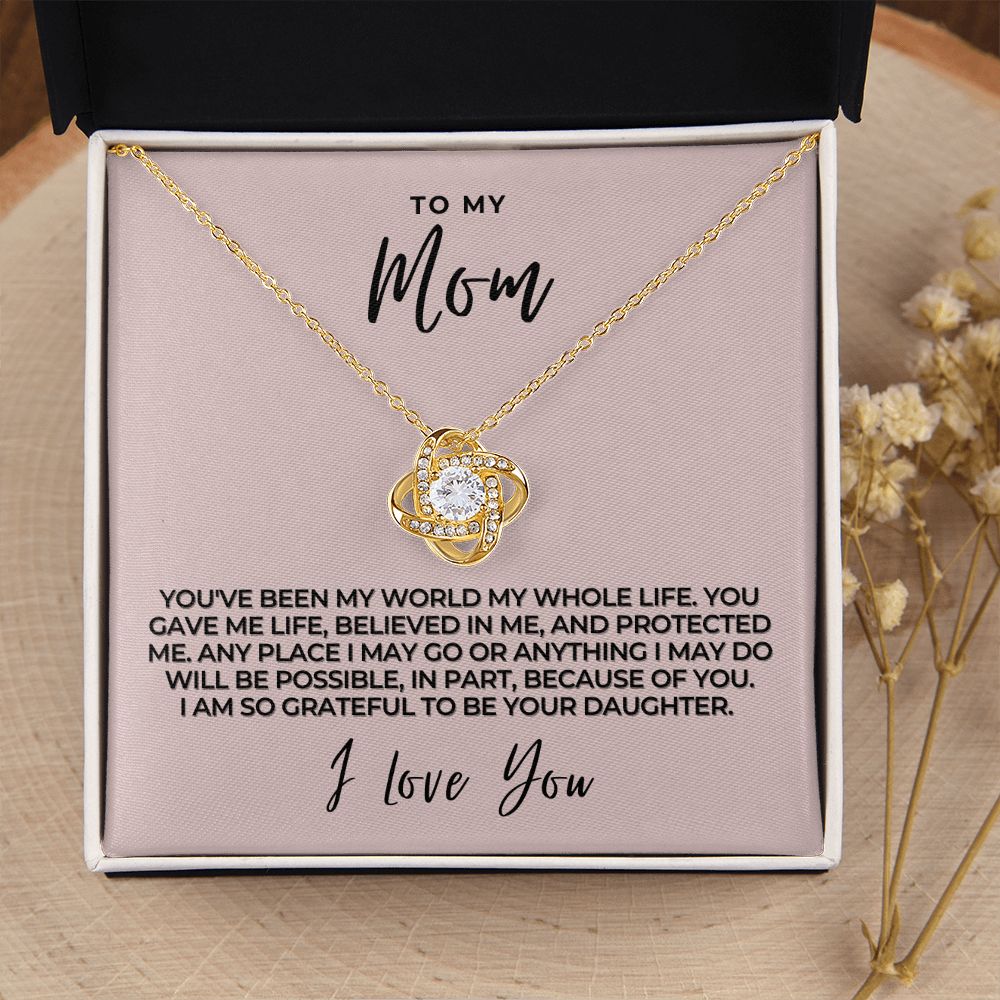 Gift For Mom | My World Necklace 0659T7