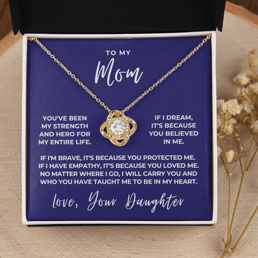 Gift For Mom | Because Of You Necklace 0658T6