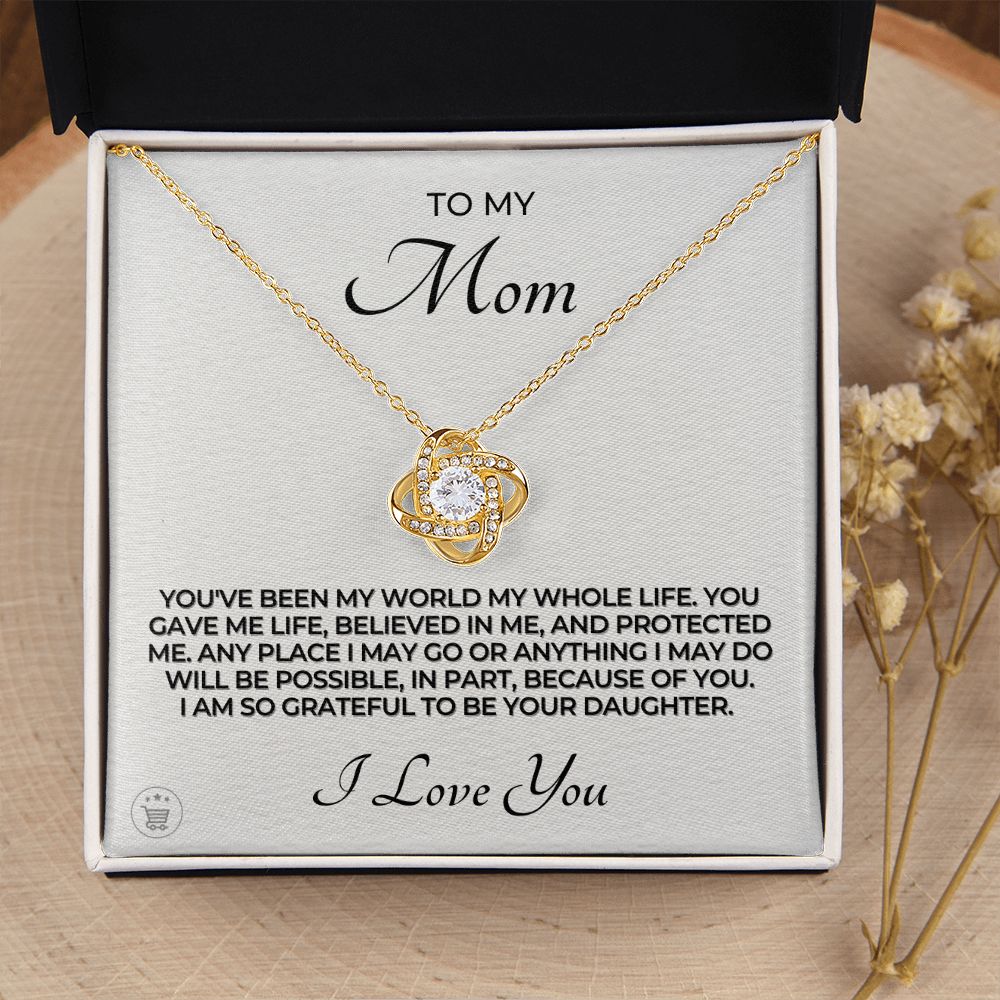 Gift For Mom | My World Necklace 0659T1