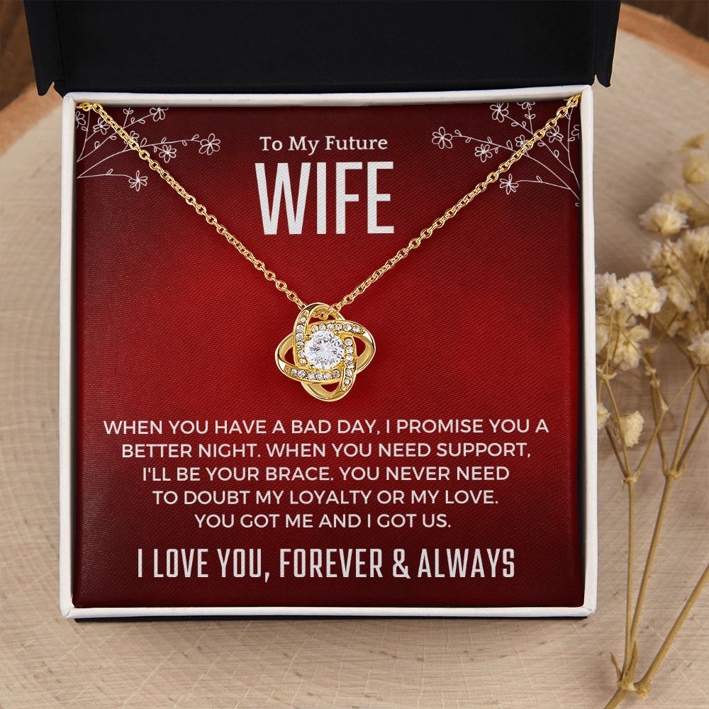 Future Wife, Mrs. Gift | I Love You Necklace 0733T4L