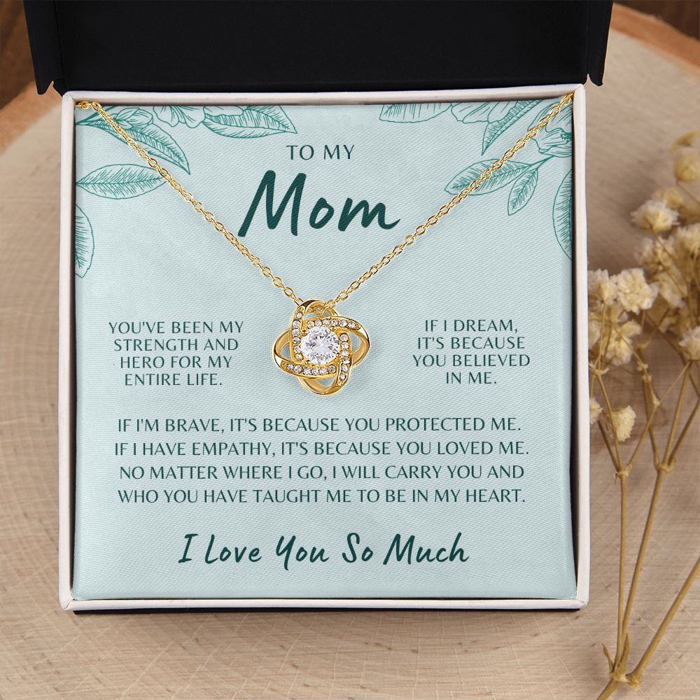 Gift For Mom | Because Of You Necklace 0657T10