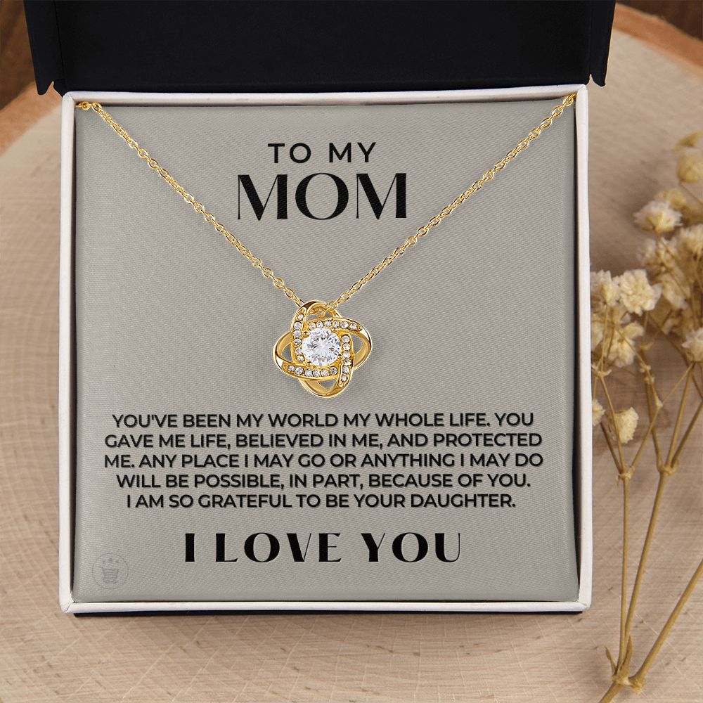 Gift For Mom | My World Necklace 0659T3