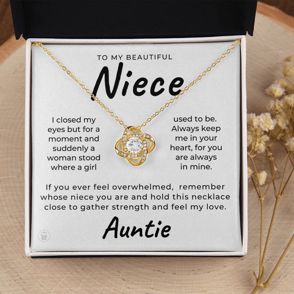 Niece Gift From Aunt | In My Heart Necklace 0631T18