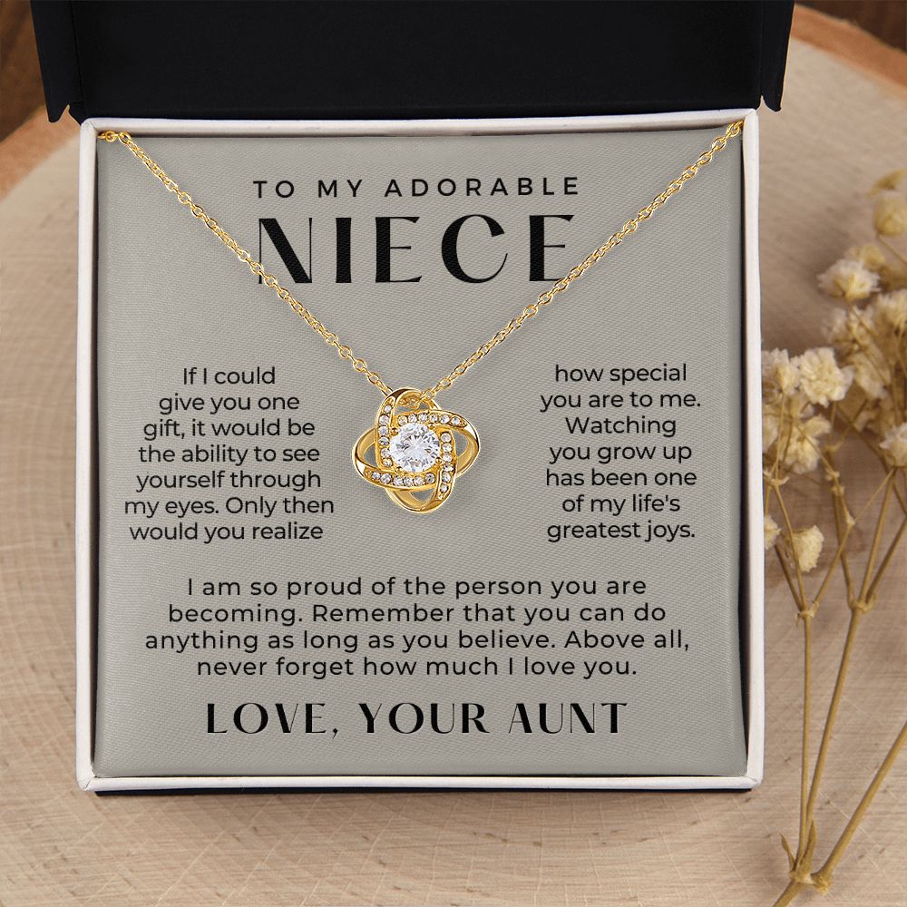 Niece Gift From Aunt | My Love Necklace 0581T21