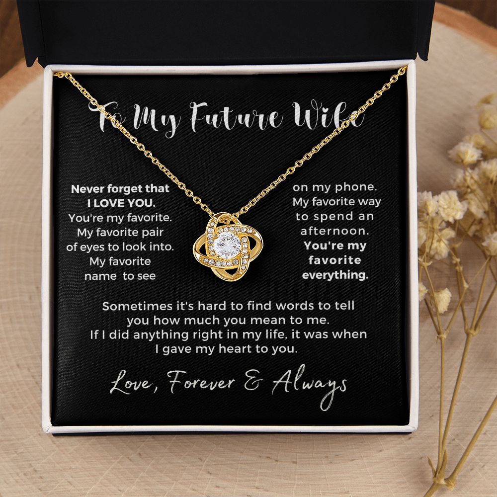Future Wife, Mrs. Gift | My Heart Necklace 0778T1L