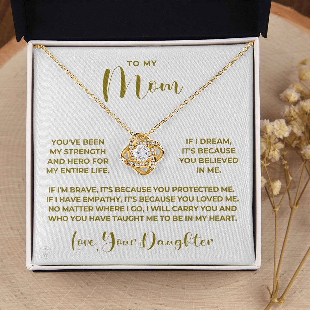 Gift For Mom | Because Of You Necklace 0658T5