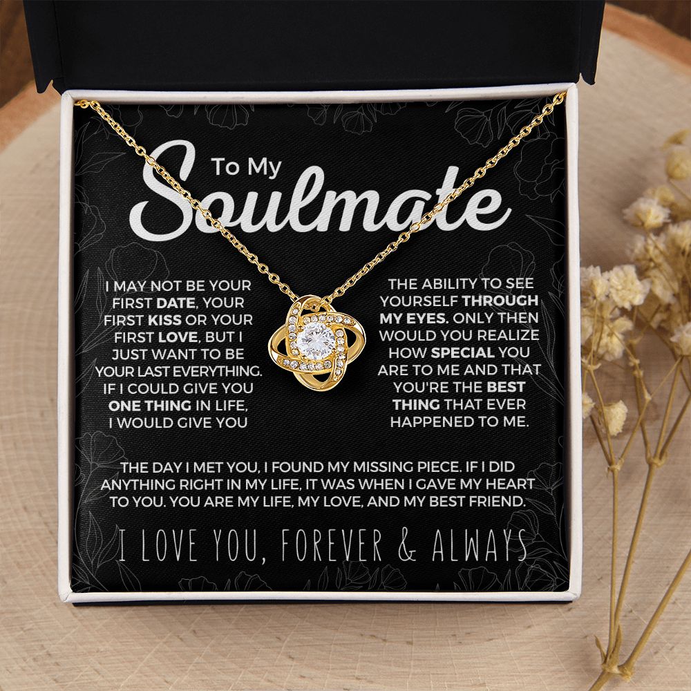 Soulmate Gift | My Life, Love & Best Friend Necklace 0774T1L