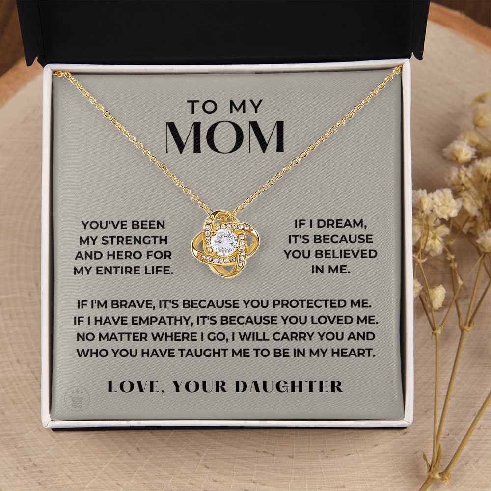 Gift For Mom | Because Of You Necklace 0658T3