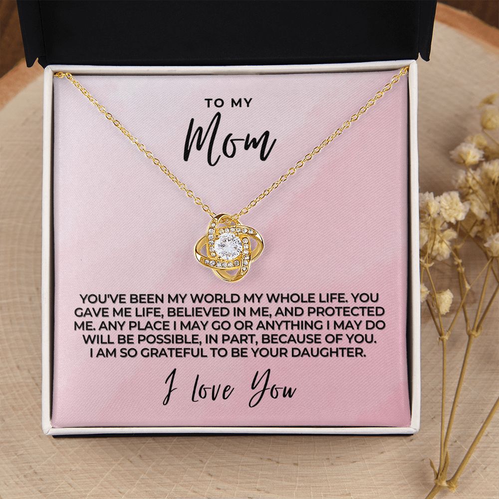 Gift For Mom | My World Necklace 0659T8