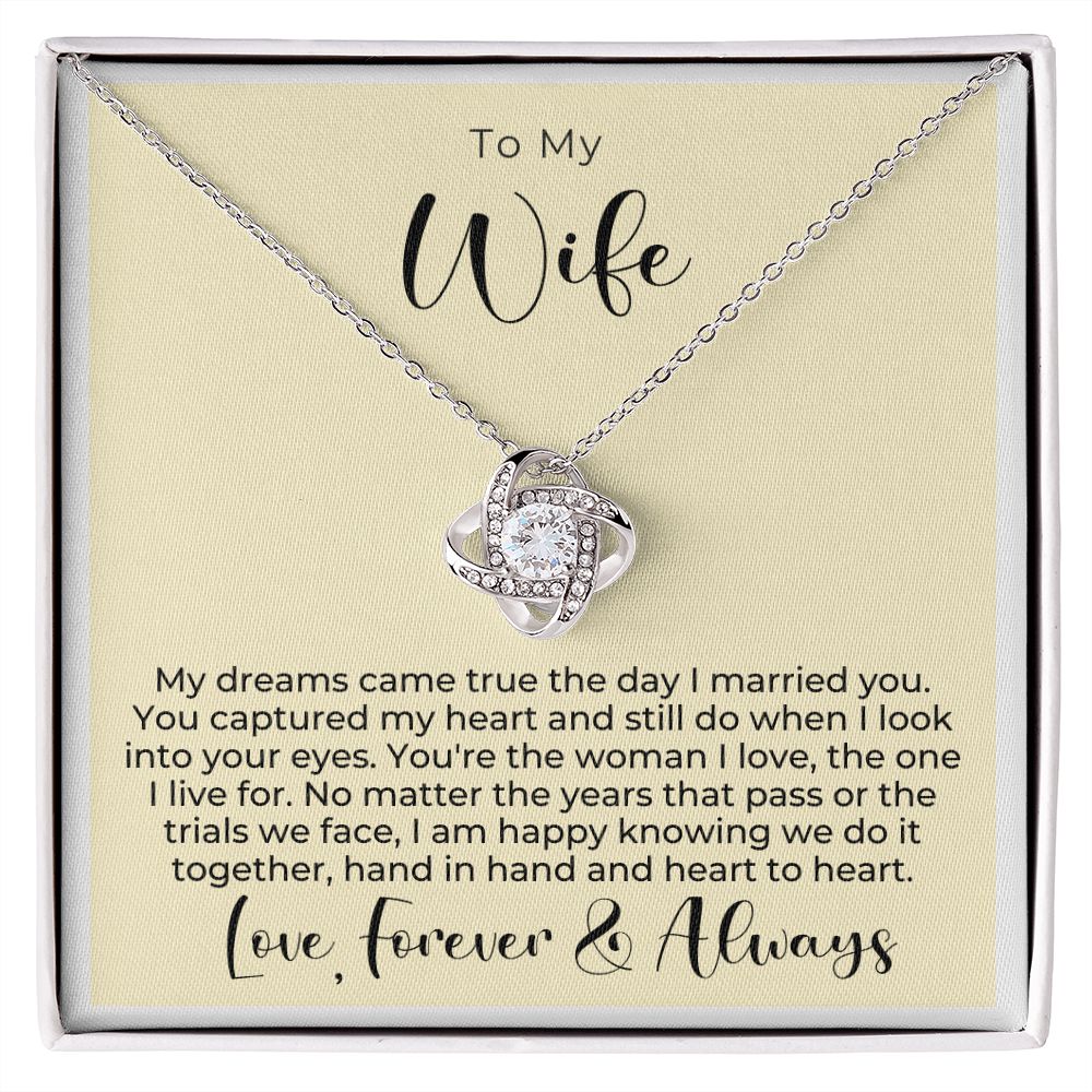 Gift For Wife | I Live For Necklace 0719T5