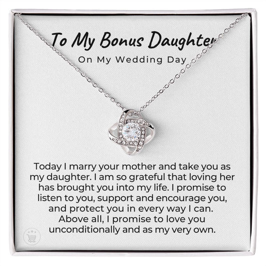 Stepdaughter Wedding Gift | Promise Necklace 0551T16