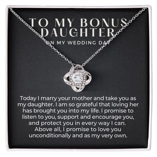 Stepdaughter Wedding Gift | Promise Necklace 0551T15
