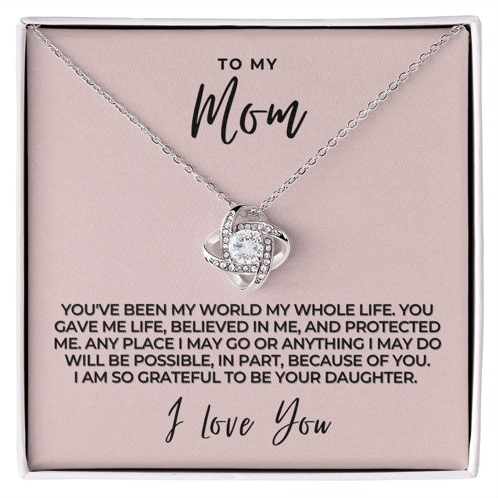 Gift For Mom | My World Necklace 0659T7