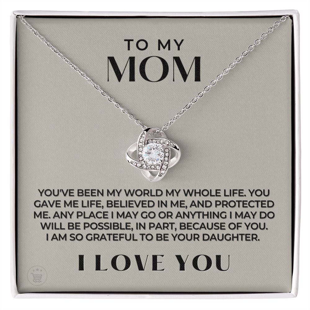 Gift For Mom | My World Necklace 0659T3