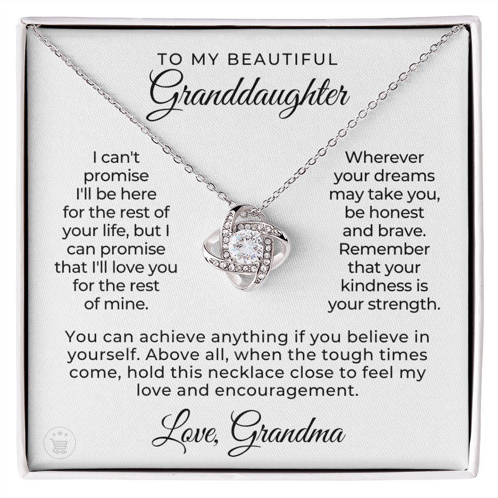 Granddaughter Gift | My Promise Necklace  0716T2