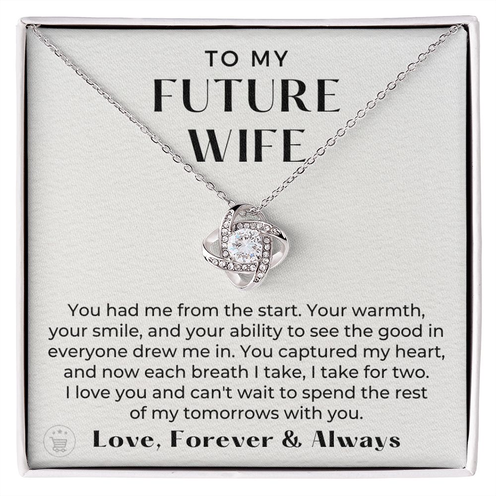 Future Wife, Mrs. Gift | Each Breath Necklace 0473T6-G
