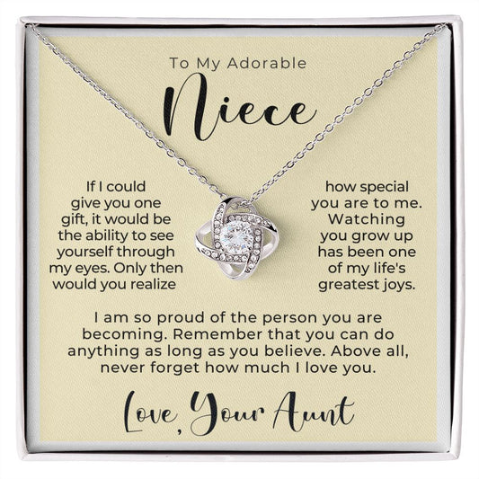Niece Gift From Aunt | My Love Necklace 0581T19
