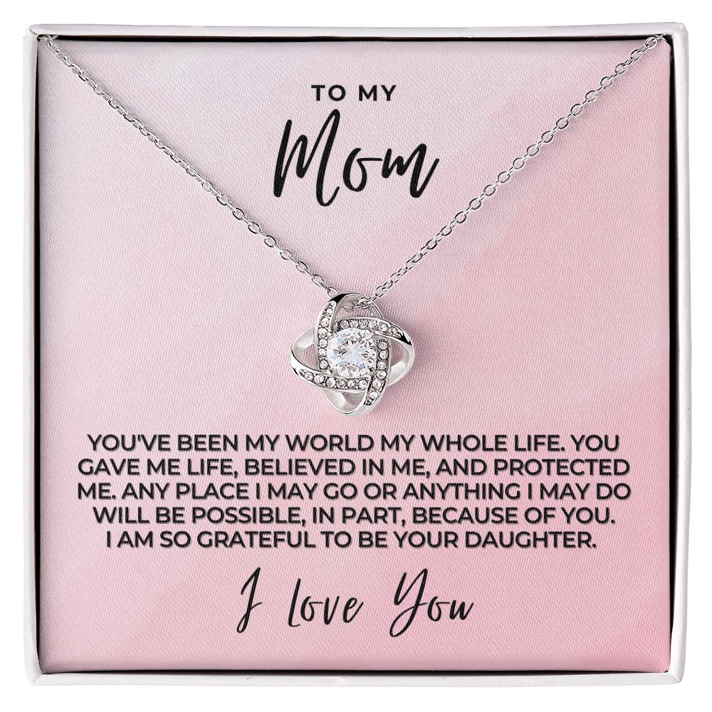 Gift For Mom | My World Necklace 0659T8