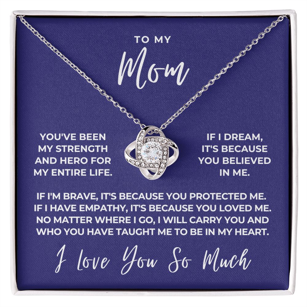 Gift For Mom | Because Of You Necklace 0657T6