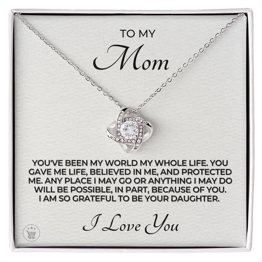 Gift For Mom | My World Necklace 0659T1