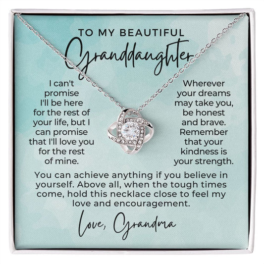 Granddaughter Gift | My Promise Necklace  0546T20