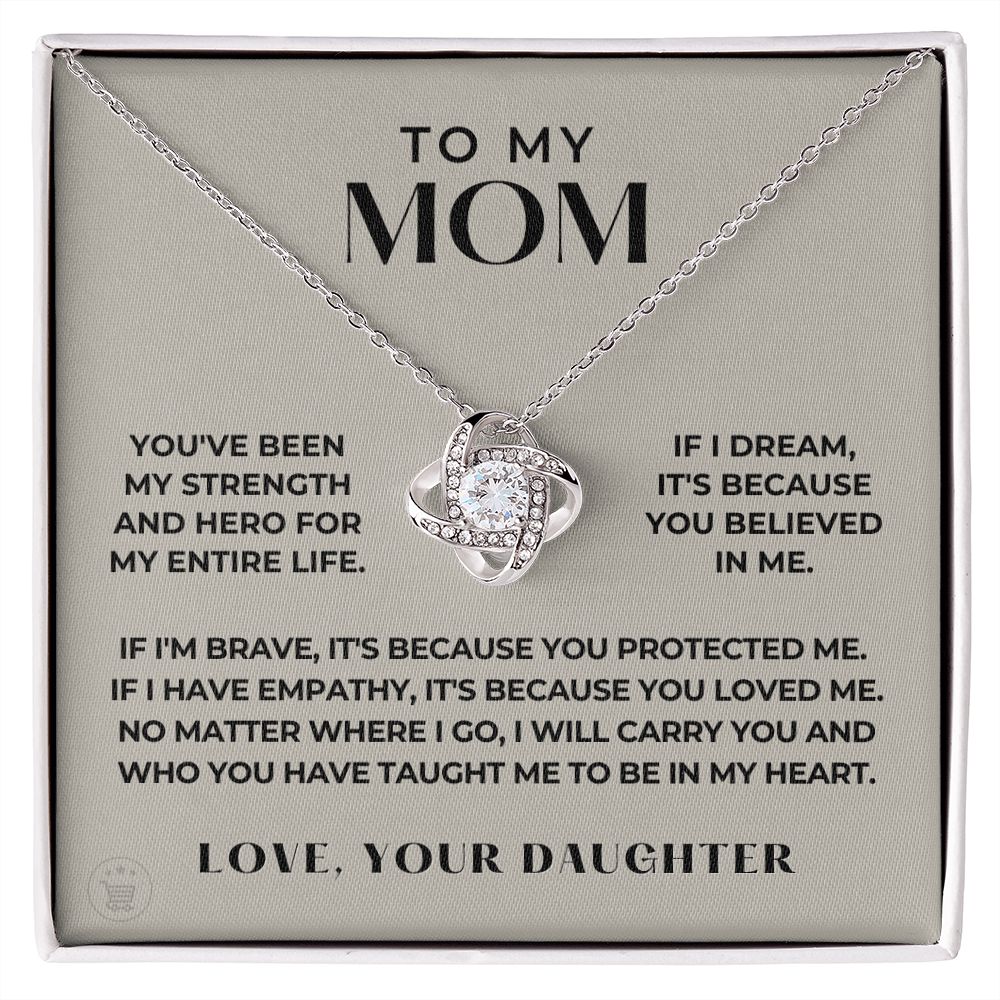 Gift For Mom | Because Of You Necklace 0658T3