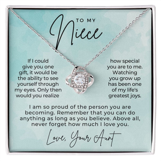 Niece Gift From Aunt | My Love Necklace 0581T23