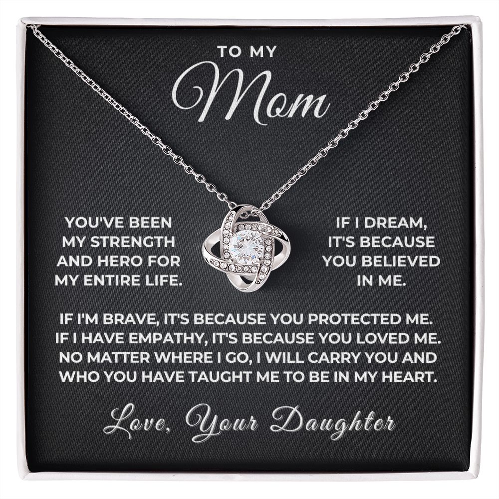 Gift For Mom | Because Of You Necklace 0658T4