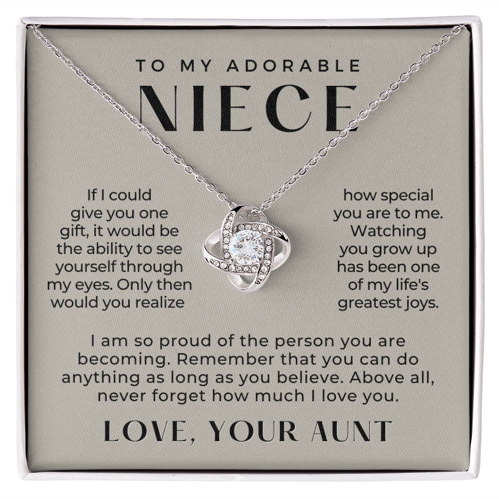 Niece Gift From Aunt | My Love Necklace 0581T21