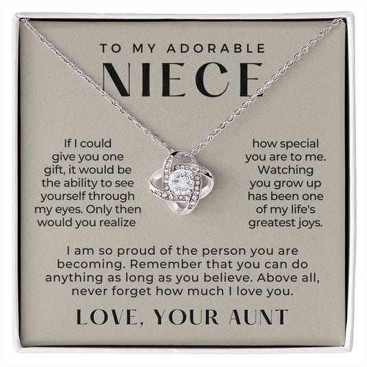 Niece Gift From Aunt | My Love Necklace 0581T21