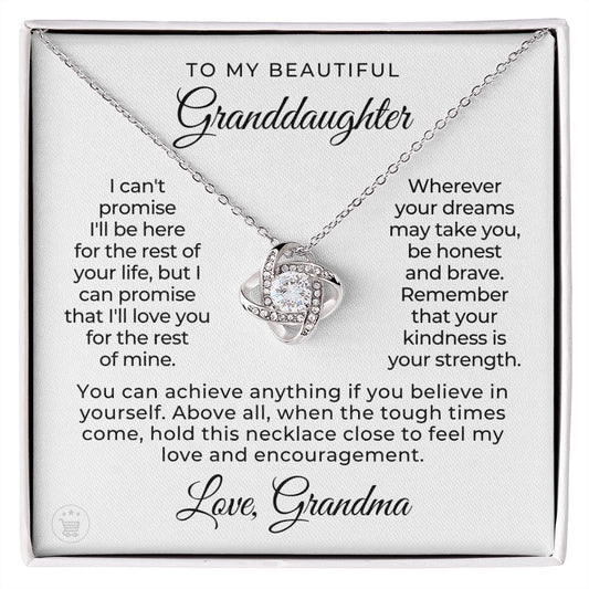 Granddaughter Gift | My Promise Necklace  0546T21