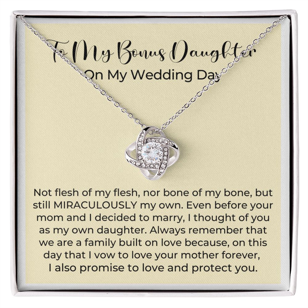 Stepdaughter Wedding Gift | On This Day Necklace 0555T8