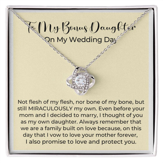 Stepdaughter Wedding Gift | On This Day Necklace 0555T8