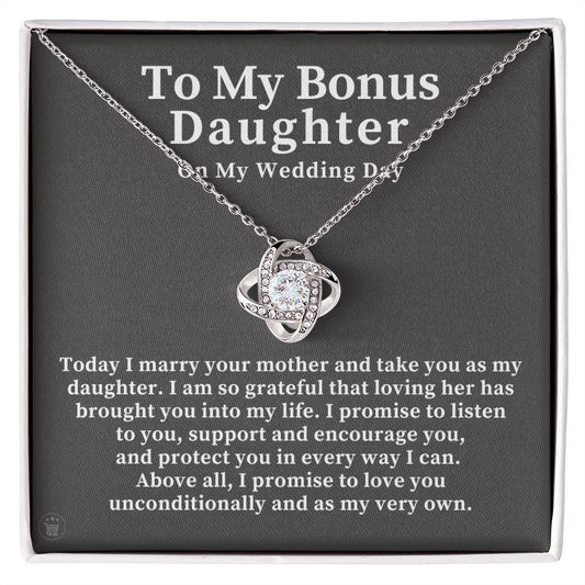 Stepdaughter Wedding Gift | Promise Necklace 0551T13