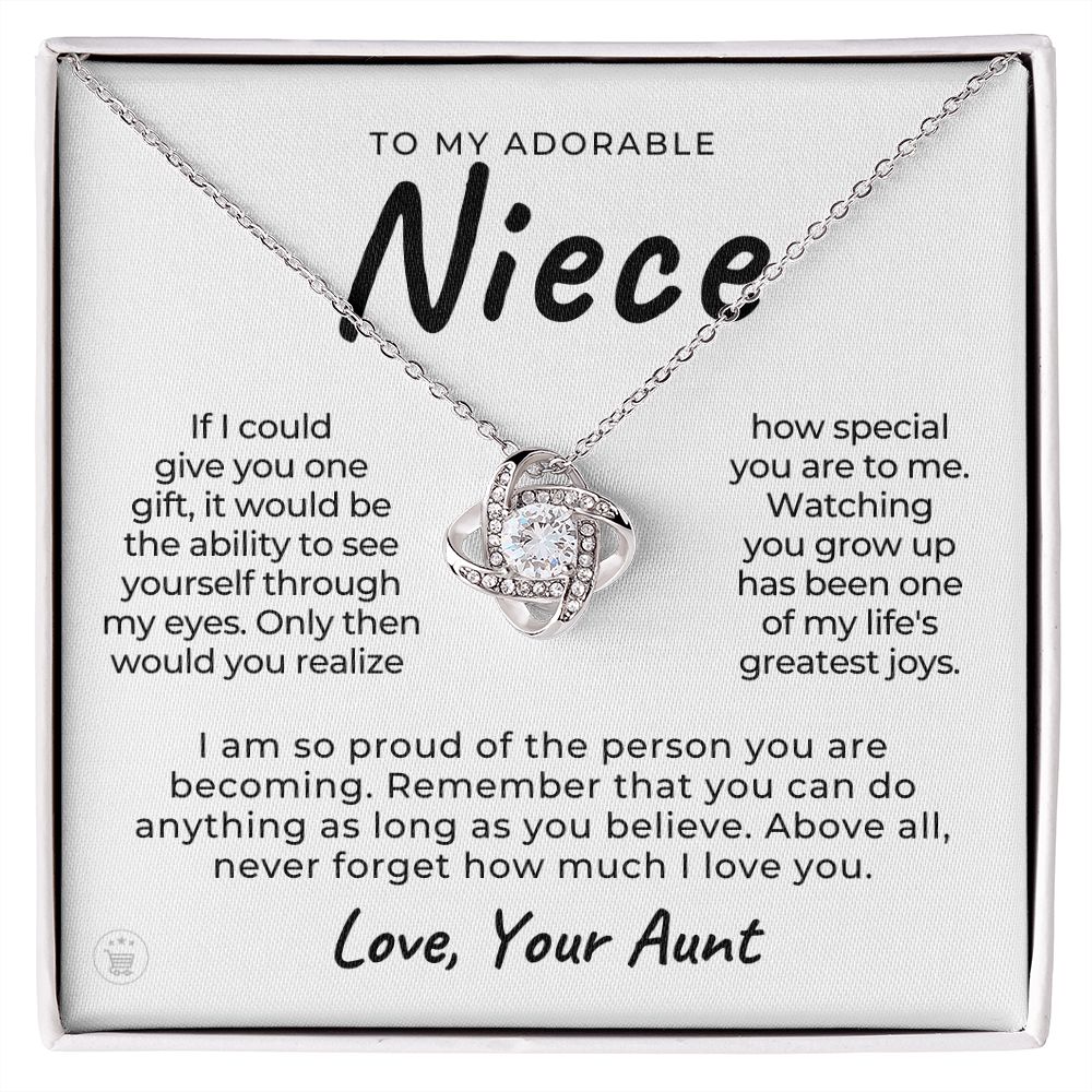 Niece Gift From Aunt | My Love Necklace 0581T18