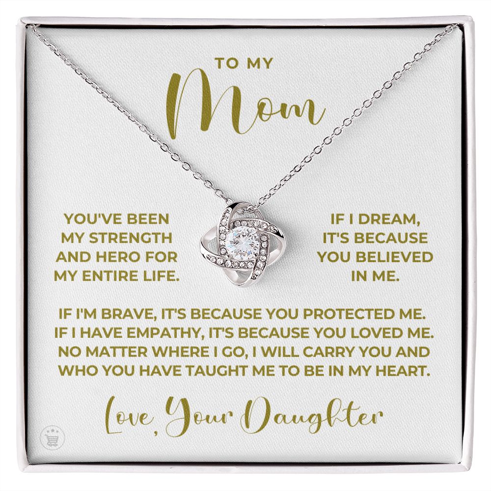 Gift For Mom | Because Of You Necklace 0658T5