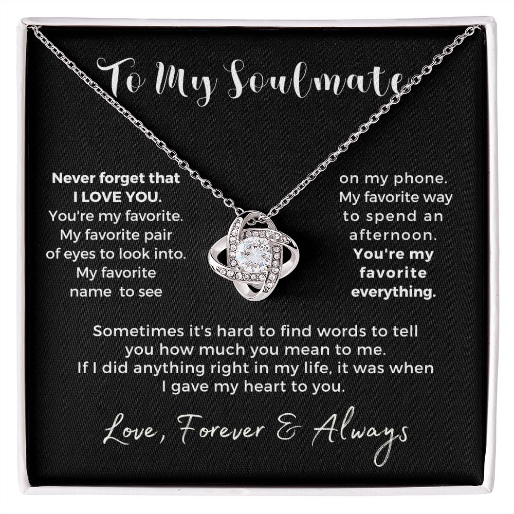 Soulmate Gift | My Heart Necklace 0777T1L
