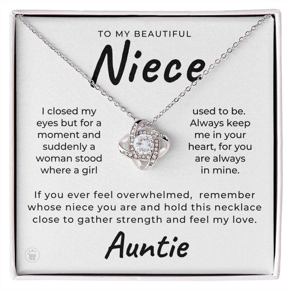 Niece Gift From Aunt | In My Heart Necklace 0631T18