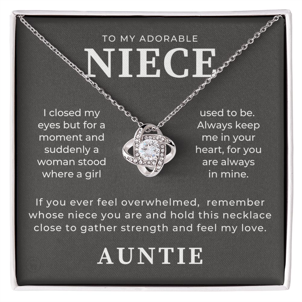 Niece Gift From Aunt | In My Heart Necklace 0631T20