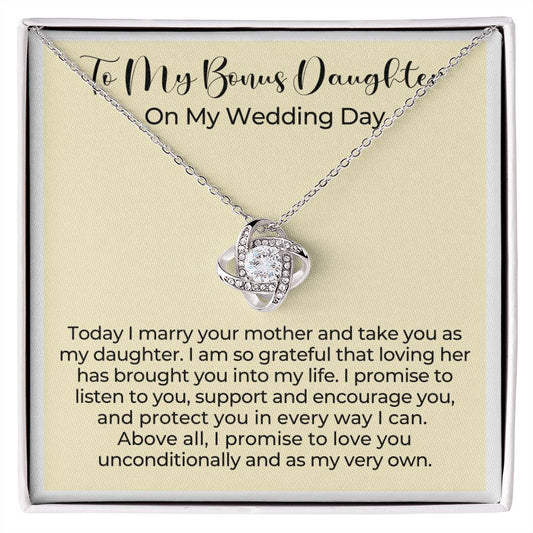 Stepdaughter Wedding Gift | Promise Necklace 0551T12